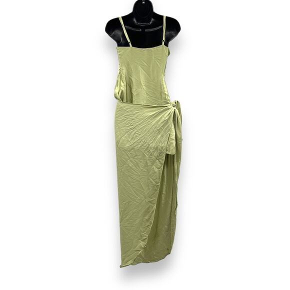 RTR Baobab Selma Grape Green Sleeveless Sarong‎ Wrap Midi Dress Sz XS - Picture 6 of 11